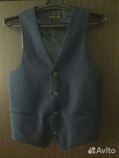 Жилетка школьная для мальчика 170 см