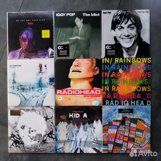 Винил Iggy Pop, Metallica, Placebo, Radiohead