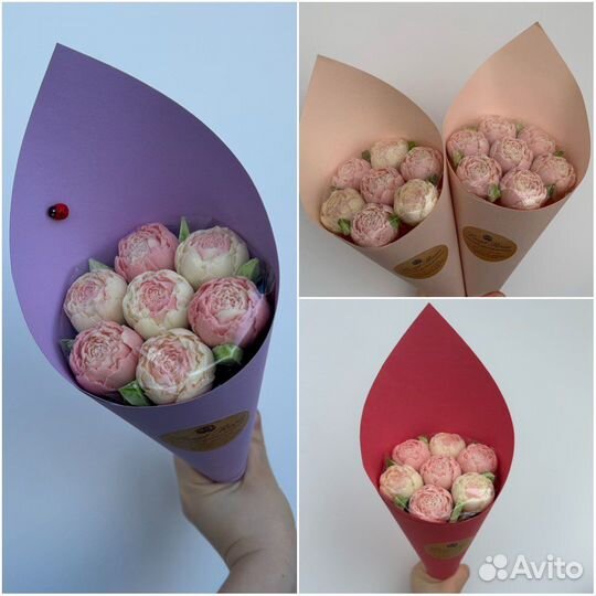 Шоколадные пионы