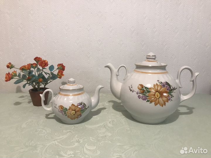 Сервиз чайно-кофейный, чайник, лимонница