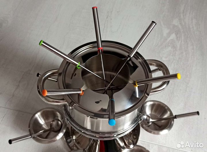 Новый набор для фондю фондюшница Франция