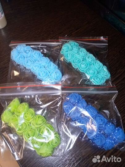 Розы из фоамирана