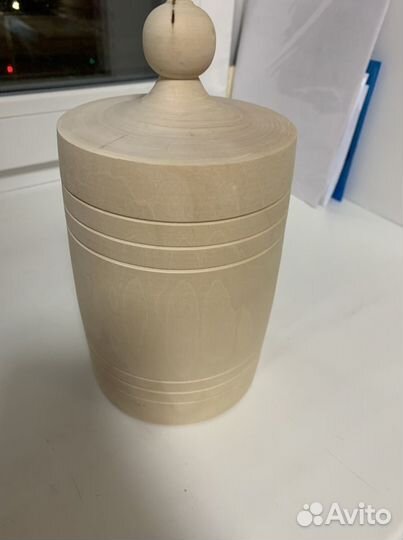 Емкость деревянная 5 шт.Ручная работа