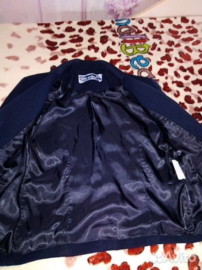 Жакет синий нежный возраст 128р