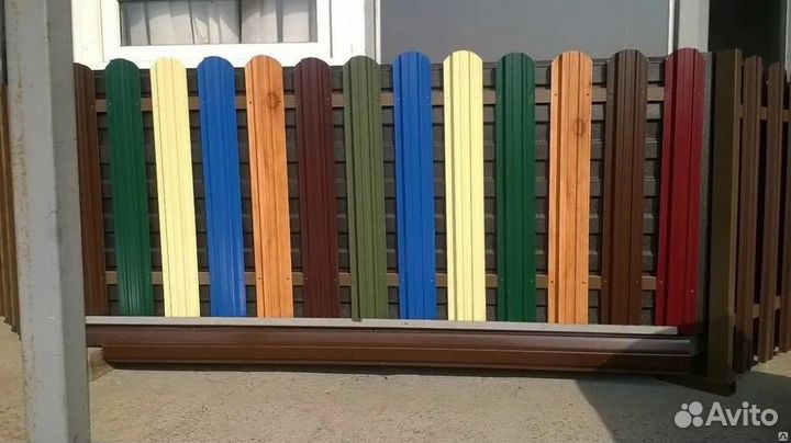 Металлический штакетник от производителя