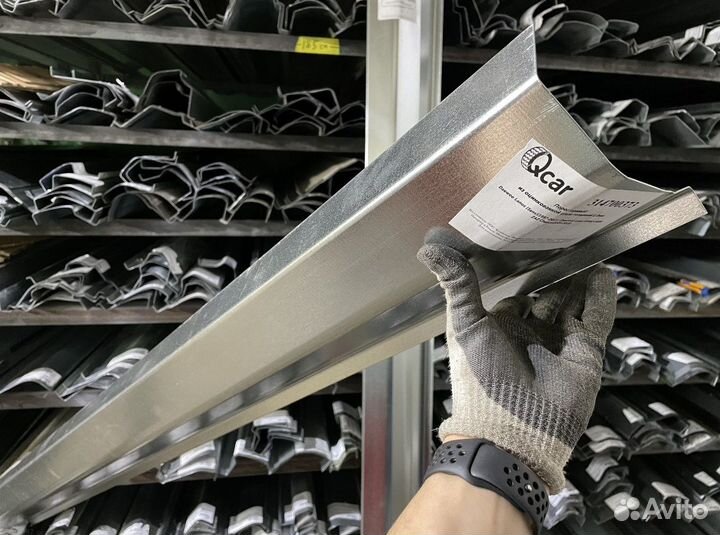 Порог левый Chevrolet Lanos 2002-2009 (1мм)