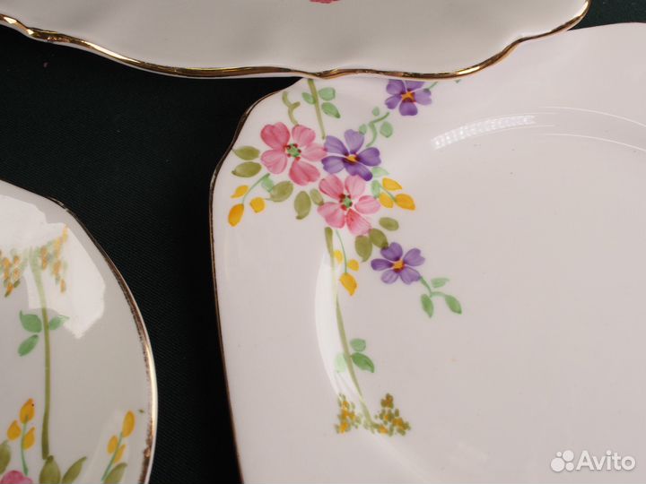 Антикварная кофейная четверка. Англия