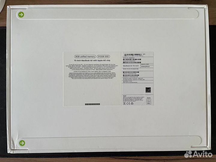 Macbook air 15 m2 512