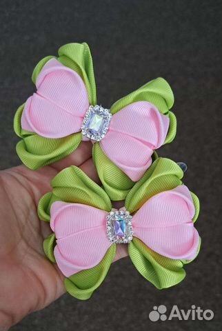 Резинки бантики для волос