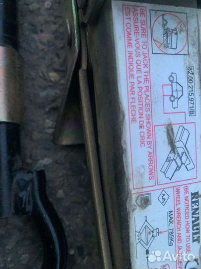 Домкрат renault logan оригинал