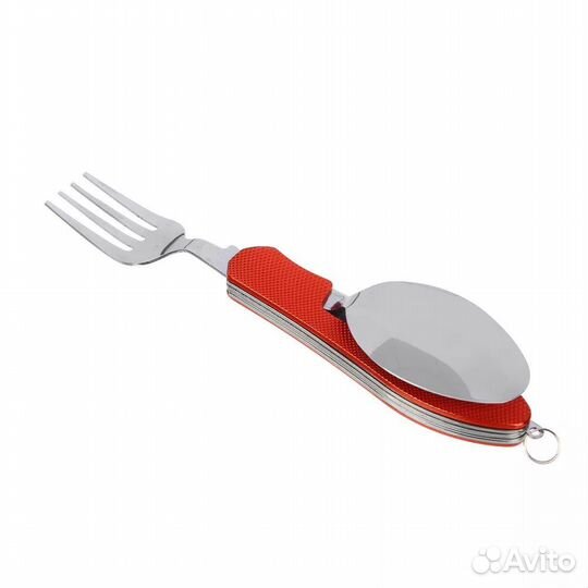 Набор туристический :нож, ложка, вилка, открывалка