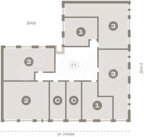 Квартира-студия, 24,5 м², 6/17 эт.