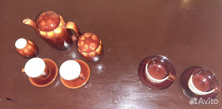 Сервиз кофейный керамика новый