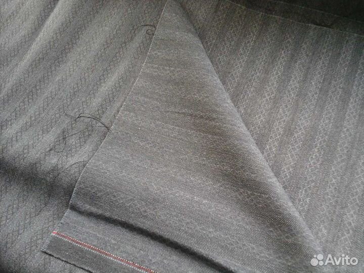 Ткань костюмная серая 6 м (150см)