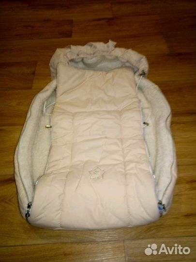 Меховой конверт в коляску