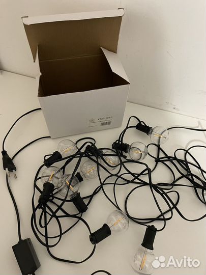 Ретро гитлянда 5,7 метров 10 ламп