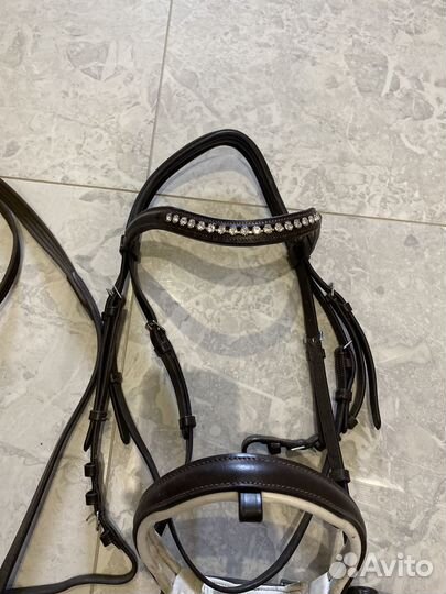 Уздечка, подпруга, вальтрап