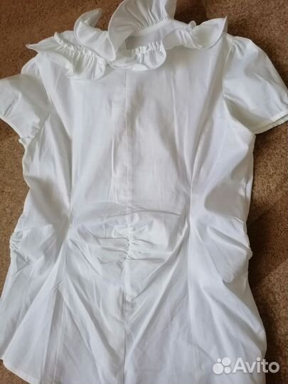 Блузки школьные для девочки 140