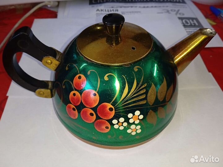 Чайник заварочный латунь