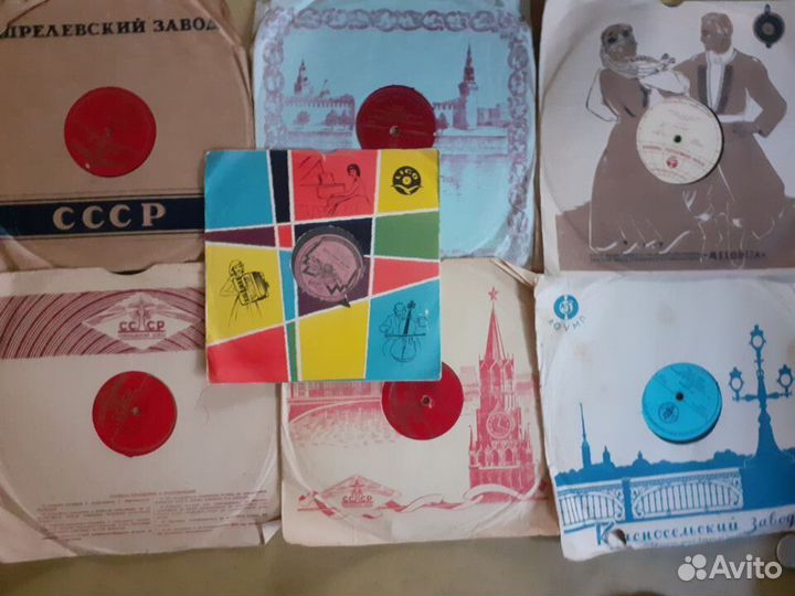 Грампластинки СССР 50 х годов