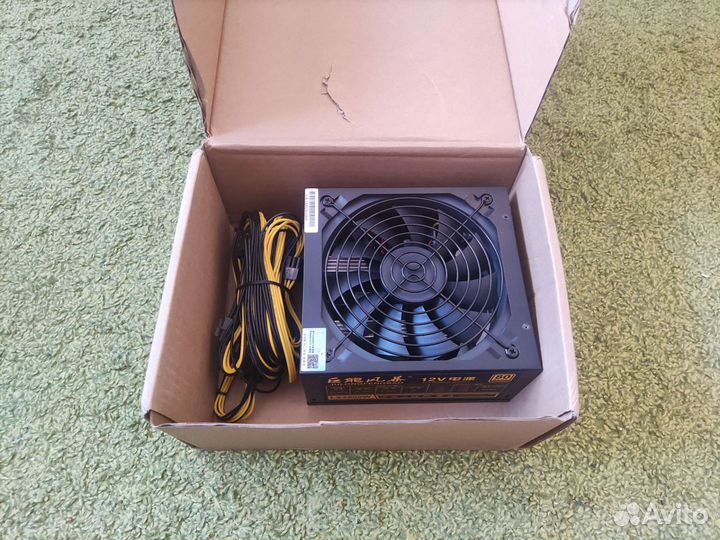 Блок питания серверный, 2000 ватт, 10шт по 6pin