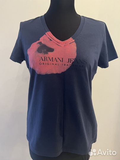 Футболка и брюки(джинсы) armani jeans оригинал