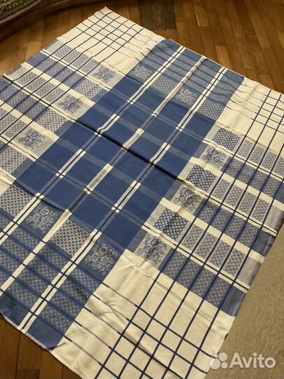 Скатерть лен СССР новая и бу