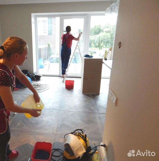 Уборка квартир, домов, мойка окон