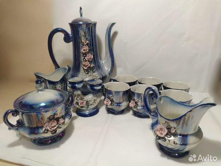 Сервиз кофейный. Лепнина