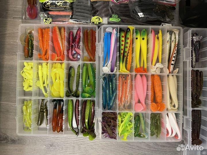 Воблеры силикон джиг ящик meiho япония