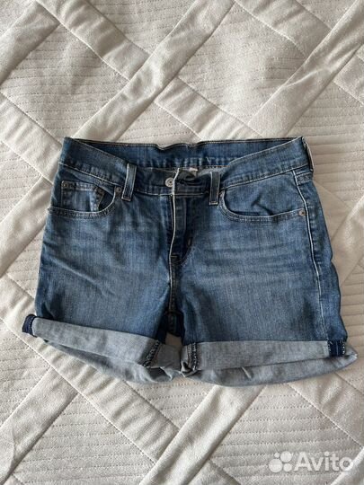 Джинсовые шорты levis