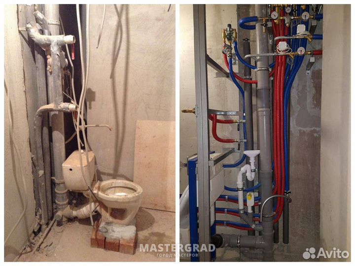 Ремонт сантехники инсталляции