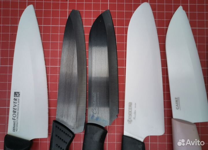 Лот японских керамических ножей Kyocera,Forever,др