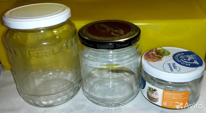 Банки для консервирования с крышками 180-700мл