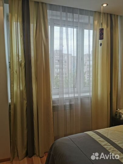 Комплект шторы и покрывало на двуспальную кровать