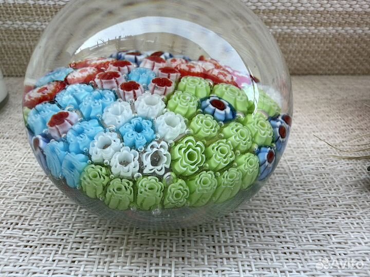 Утяжелитель для бумаги муранское стекло Италия вин