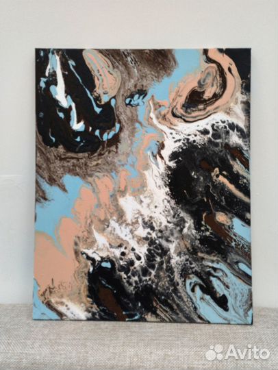 Картина абстракция 40х50, акрил