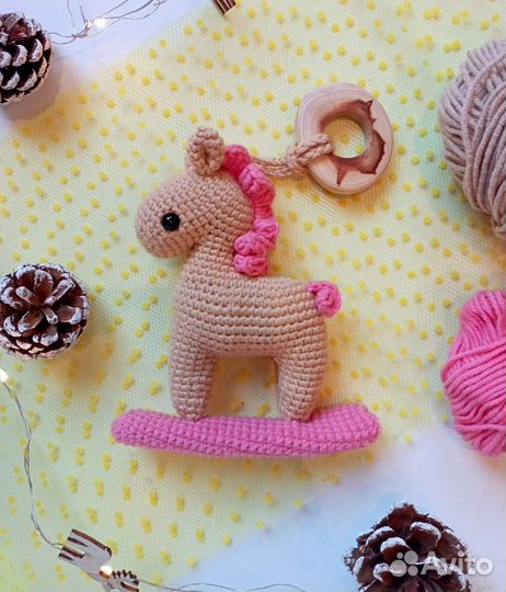 Погремушка лошадка