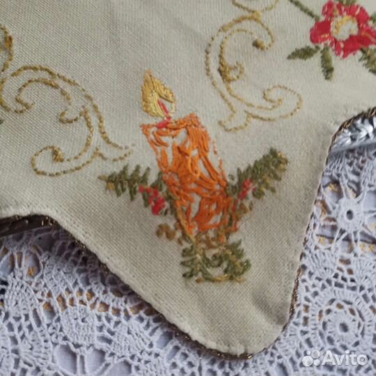 Салфетка винтажная шерсть