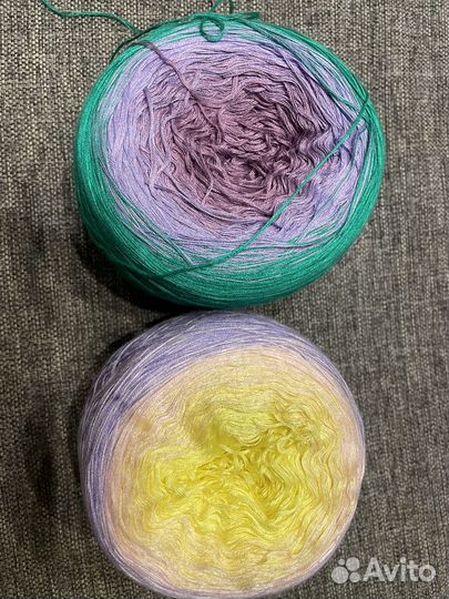 Пряжа хлопок градиент