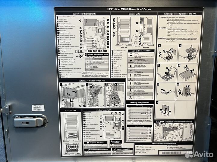 Сервер HP ProLiant ML350 G5