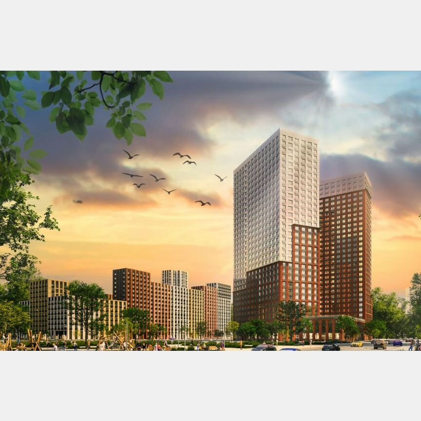 2-к. квартира, 58,2 м², 9/32 эт.