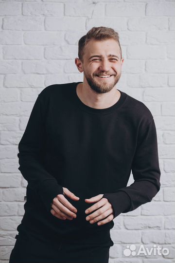 Костюм мужской со свитшотом и джоггерами