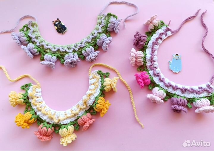 Ошейник для кошек и собак. Декоративный