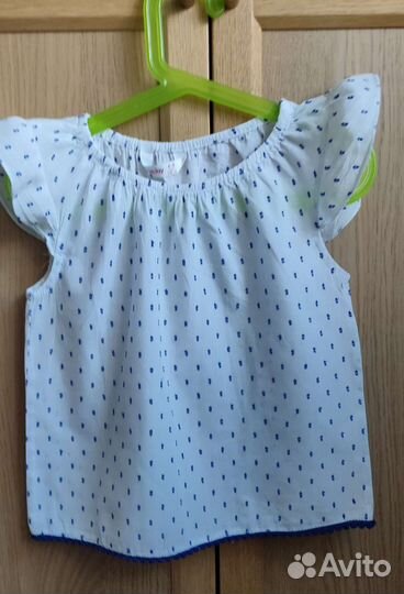Летняя одежда для девочки, пакетом, рр 128