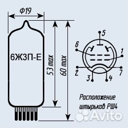 6Ж3П-Е тетрод, радиолампы СССР