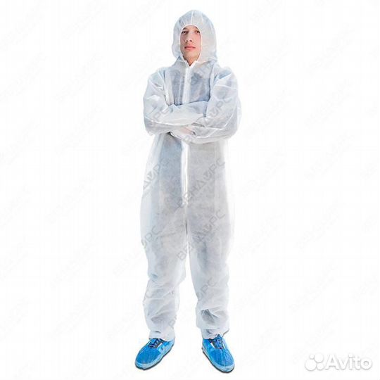 Медицинский защитный костюм-комбинезон