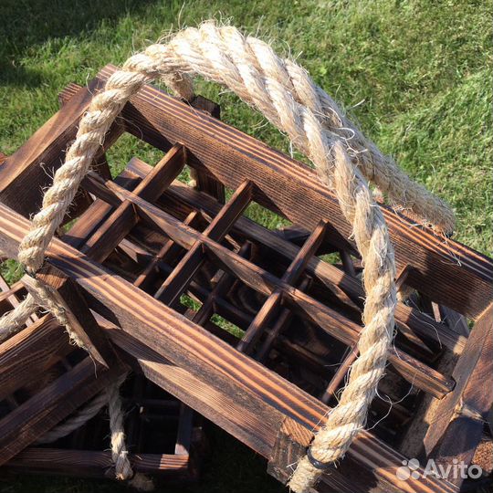 Ящик деревянный для бутылок