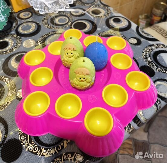 Пасхальная подставка со свечками