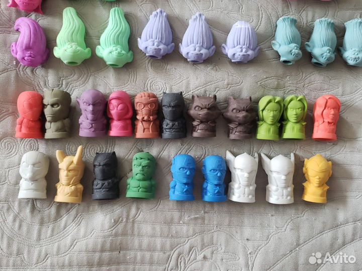 Ластики Тролли, Стиратели